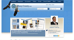 Desktop Screenshot of albanycounty.com
