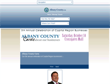 Tablet Screenshot of albanycounty.com